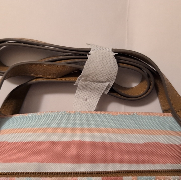 NWT LILY BLOOM KELSEY TOTE BAG PAINTED STRIPE - Picture 3 of 8